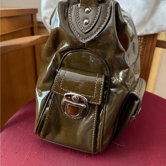 Dark green patent leather Marc Jacobs purse - Picture 5 of 5